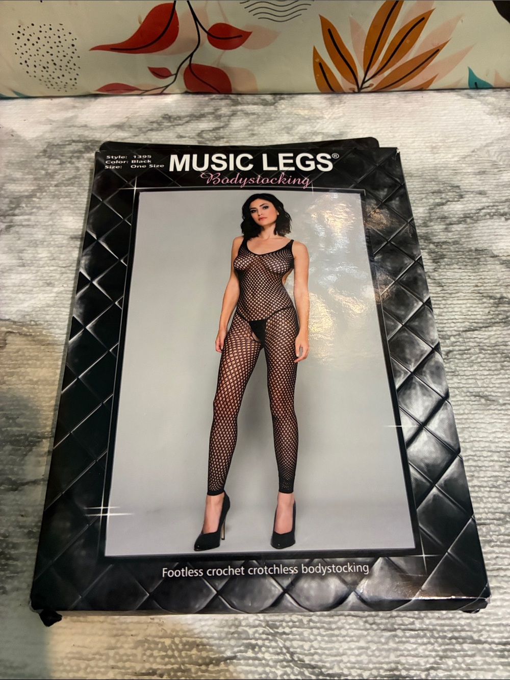 Music Legs Black Fishnet Bodystocking - Sexy Full-Body Net